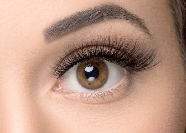 woman are wearing one type of false eyelashes
